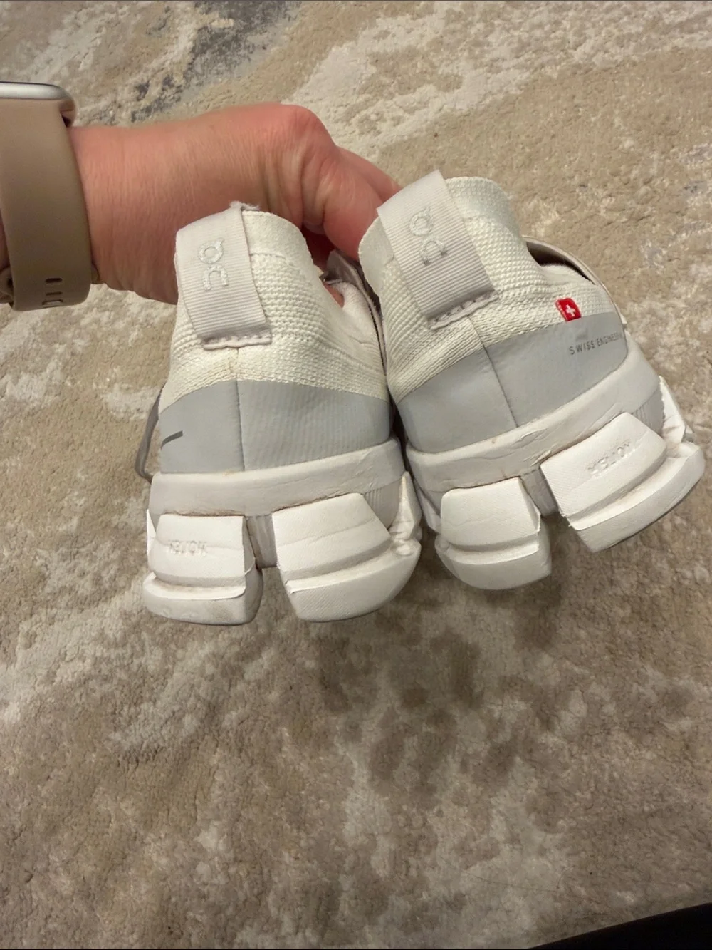 On Running Cloudswift 3 White Frost Size 7 - Picture 9 of 12